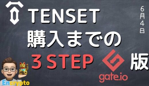 TENSET(10SET)購入までの３STEP  〜gate版〜  爆益上昇よ再び