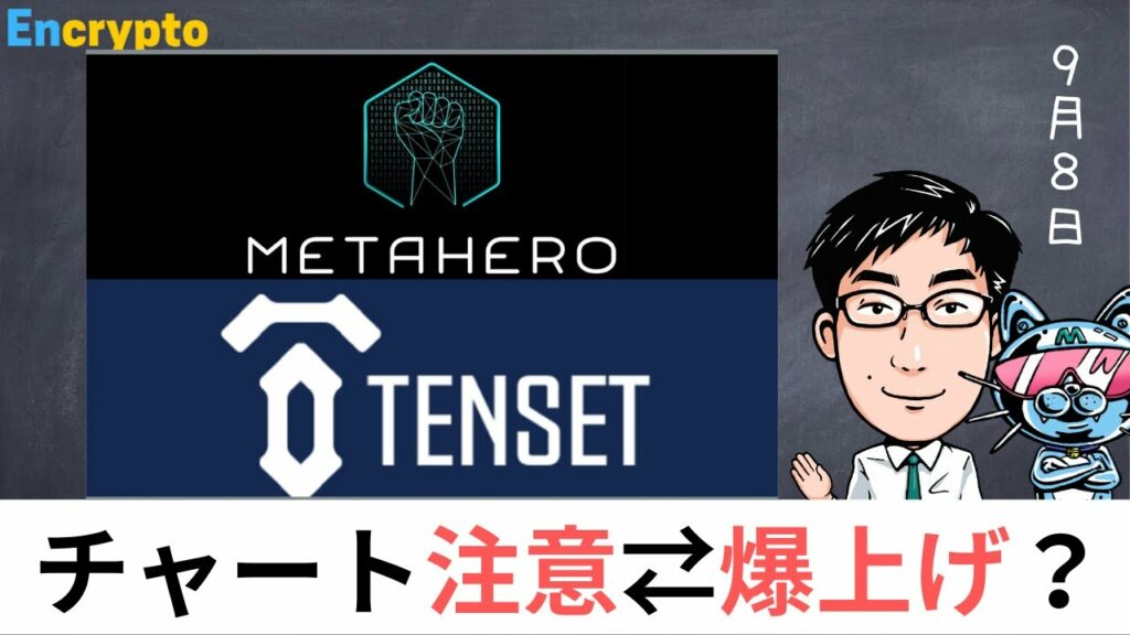 Tenset 【急落】METAHERO(メタヒーロー)/TENSET(テンセット)チャート分析〜更なる急落に備え、買いのチャンスを伺え ...