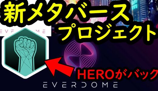 [今の流行はメタバース] メタヒーローの新プロジェクト EverDomeとは？爆上げする理由