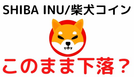 仮想通貨SHIBA INU（SHIB/柴犬コイン）が下落？今後はビットコインの上昇がポイント