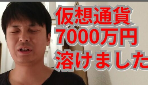 【悲報】仮想通貨で2日間で7000万円溶けました【オワタ?!】