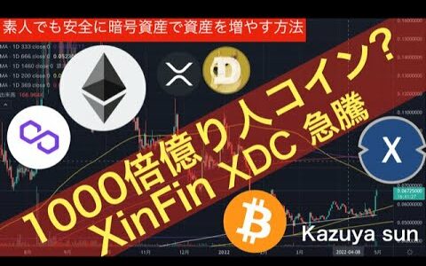 1000倍億り人コイン?XinFin XDC 急騰20220430