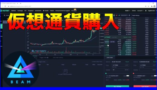 仮想通貨購入BEAM：アルトコイン、草コイン