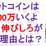 与沢翼 「ビットコインは1000万いくよ！その伸びしろがある理由」