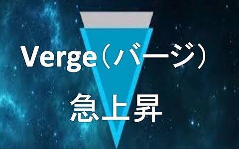 下落相場で２倍の注目銘柄Verge[XVG](バージ)を徹底解説！【儲かる仮想通貨情報】