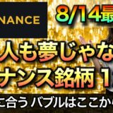 最後の買い場 バイナンス銘柄12選【まだ間に合う仮想通貨は？】