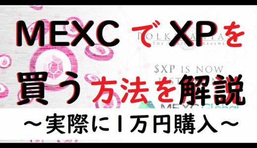 MEXCでの買い方：ポルカファンタジーのXPを実際に1万円購入しながら解説【失敗例つき】